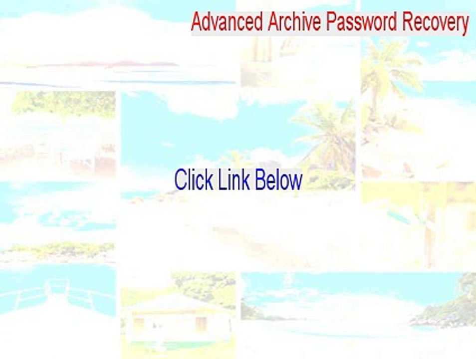 Advanced Archive Password Recovery Free Download (Legit Download 2015)