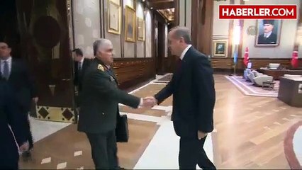 Erdoğan, Genelkurmay Başkanı Özel'i Kabul Etti