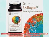 youtheoryTM Collagen Advanced Formula Collagen Type 1 2 & 3 with 18 Amino Acids 390 Tablets