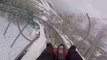 Park City Alpine Coaster POV Roller Coaster in the SNOW Utah Ski Resort 60fps