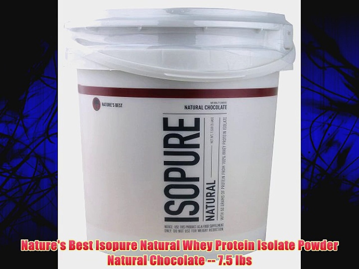 Nature S Best Isopure Natural Whey Protein Isolate Powder Natural Chocolate 7 5 Lbs Video Dailymotion