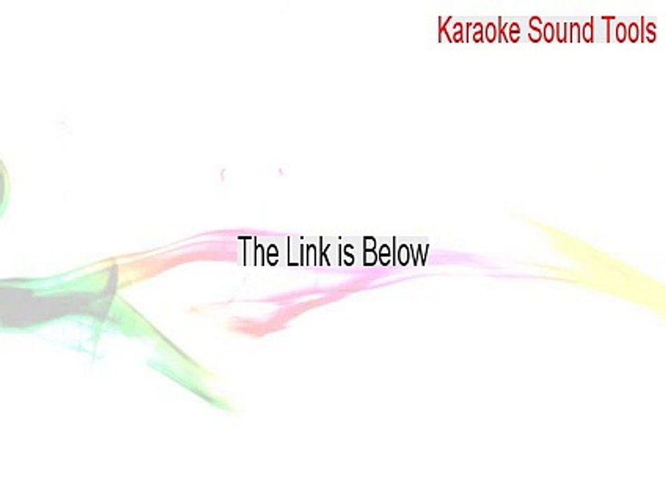 Karaoke Sound Tools Cracked - Legit Download [2015]