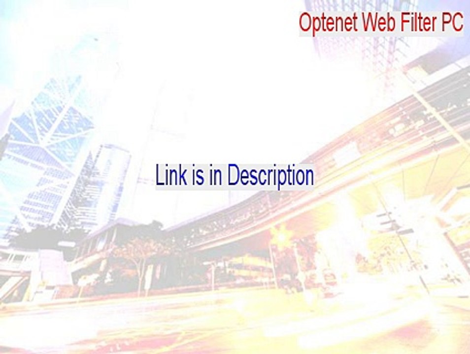 Optenet Web Filter PC Download [Instant Download 2015]