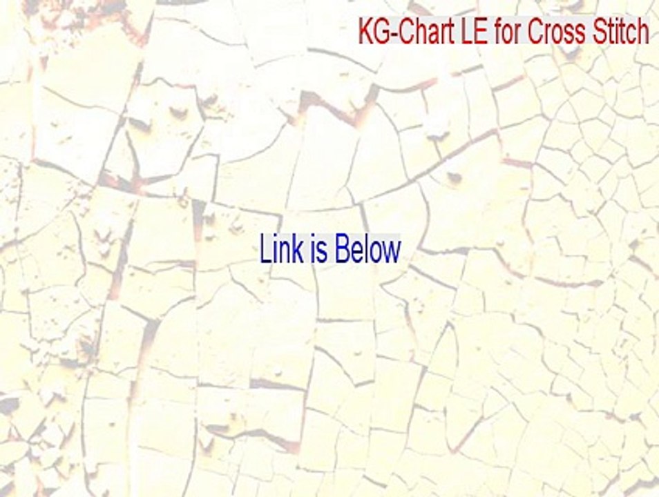 KG-Chart LE for Cross Stitch Free Download [Download Now]