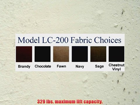 Mega Motion Lift Chair Easy Comfort Recliner LC-200 3 Position Rising Electric Power Chaise