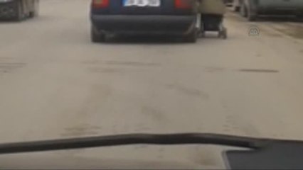Bebek Arabasıyla Tehlikeli Yolculuk