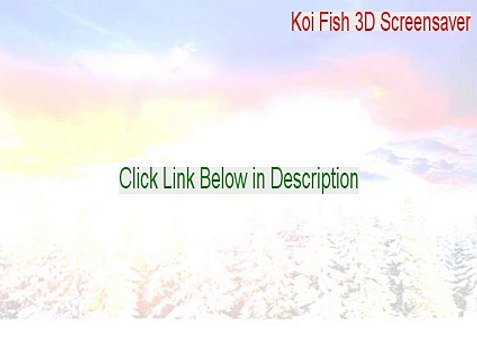 Koi Fish 3D Screensaver Keygen (Legit Download 2015)
