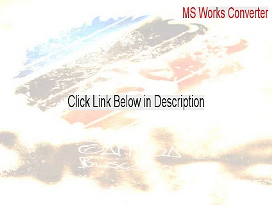 MS Works Converter Serial [Free Download]