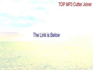 TOP MP3 Cutter Joiner Keygen [Instant Download 2015]