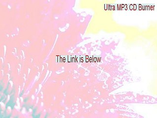 Ultra MP3 CD Burner Download Free [Free Download 2015]