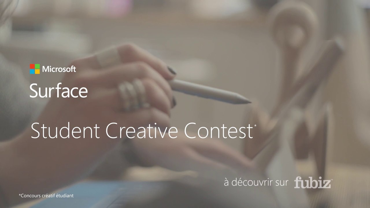 Microsoft Surface / Student Creative Contest : appel à créations