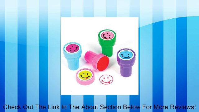 ~ 6 ~ Smile Face Stampers / Stamps ~ 1.5 ~ Self-inking ~ New / Shrink-wrapped Review