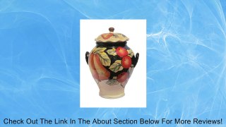 Winter Fruit Cookie Jar Ceramic Black Review