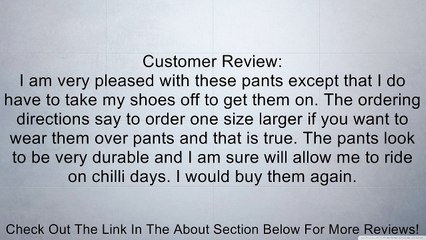 Motorcycle Pants with Removable CE Armor XS Review