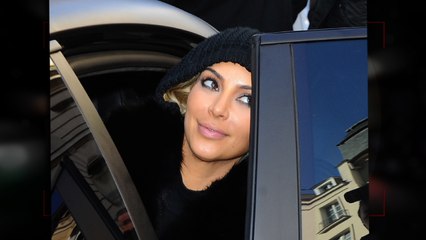 What Is Kim K Hiding Underneath Her Hat?