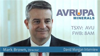 Avrupa Minerals (TSXV: AVU) Video - David Morgan Interviews Mark Brown