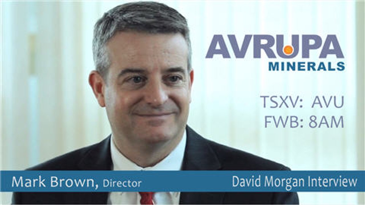 Avrupa Minerals (TSXV: AVU) Video - David Morgan Interviews Mark Brown