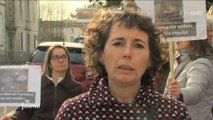 Manifestation contre l'expulsion de deux familles (Vendée)