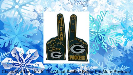 Green NFL Green Bay Packers Foam Finger - Happy Hand (Rare) Review