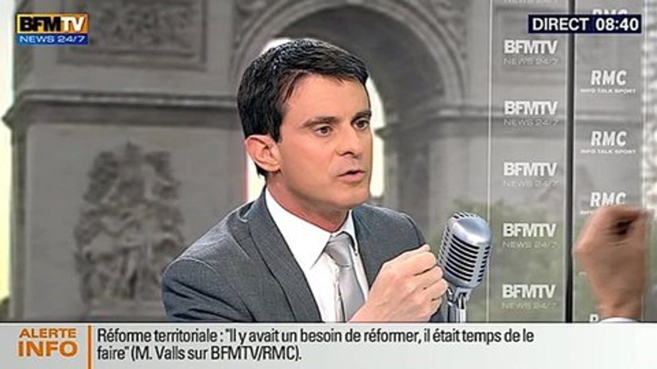 Manuel Valls : "rendre nos régions plus fortes et plus compétitives"
