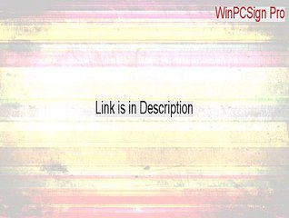 WinPCSign Pro Download Free - Download Here 2015