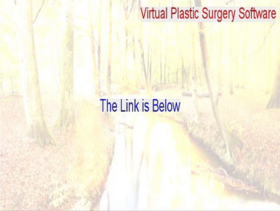 Virtual Plastic Surgery Software (VPSS) Serial [Instant Download]