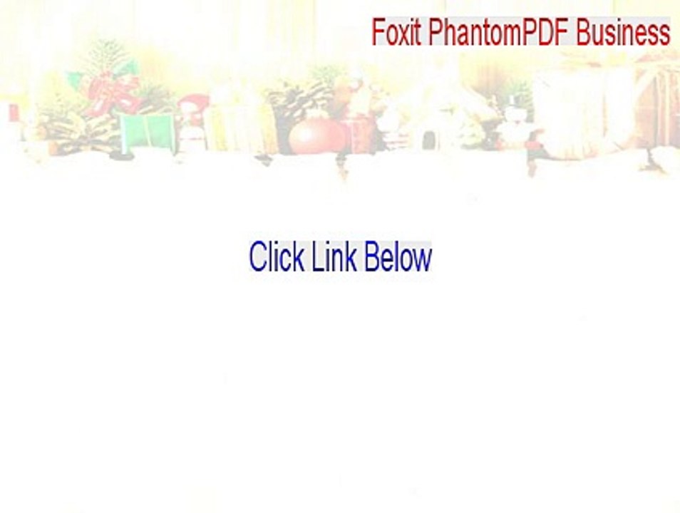 Foxit PhantomPDF Business Download Free [Download Here 2015]