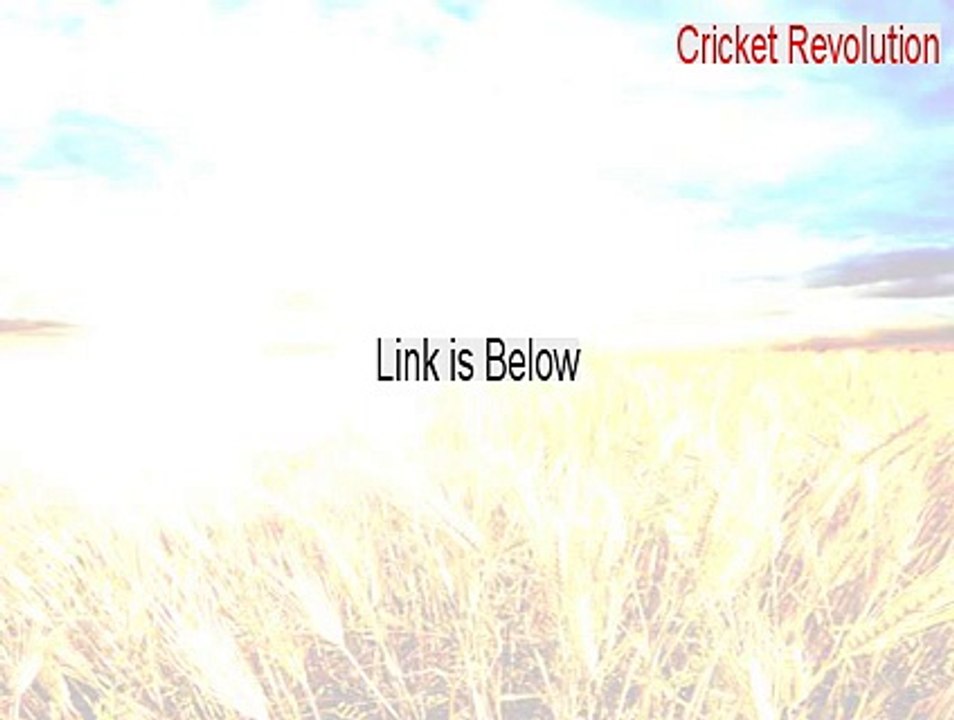 Cricket Revolution Key Gen (Legit Download)