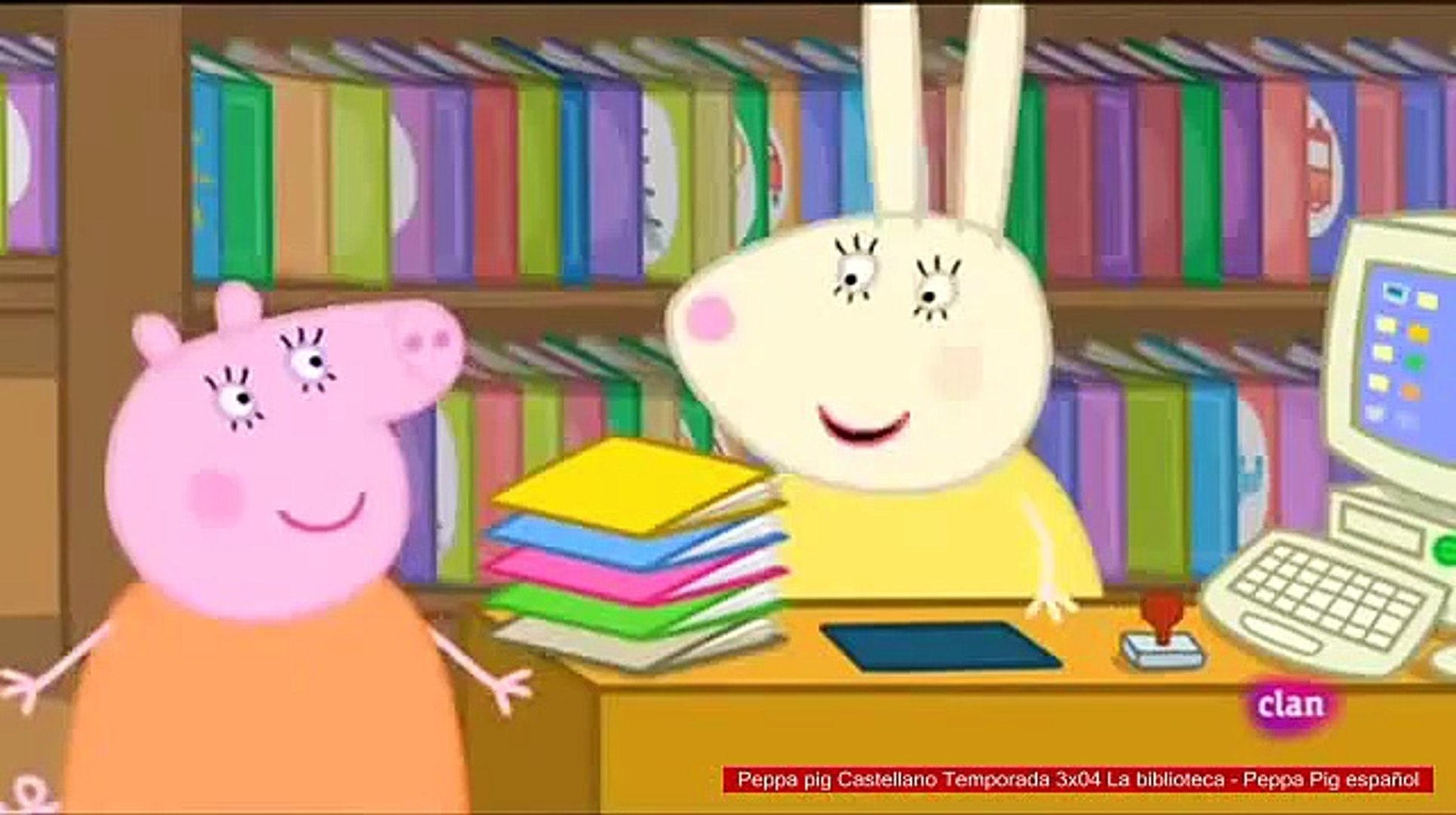 Peppa pig Castellano Temporada 3x04 La biblioteca - Peppa Pig español -  video Dailymotion
