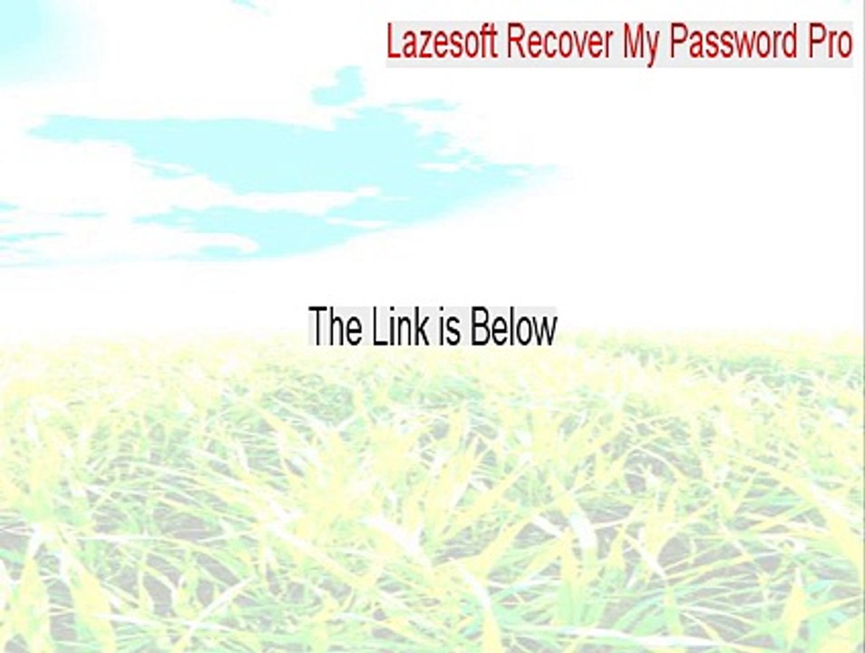 Lazesoft Recover My Password Pro Keygen [Free Download 2015]