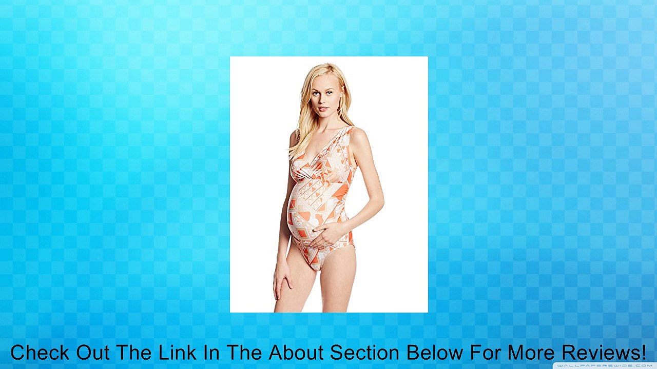 Japanese Weekend Women's Maternity Surplice One Piece Swim Suit Review