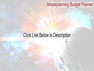Simpleplanning Budget Planner Download Free [Instant Download]