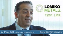 Lomiko Metals, TSXV:LMR, (Video) David Morgan Interview with CEO, Paul Gill