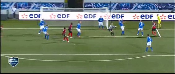 Goal Mandanne - Concarneau 0-1 Guingamp - 05-03-2015