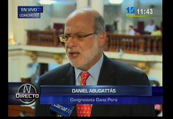 Abugattás: "Hay que enfriar relaciones comerciales con Chile"