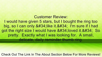 CTR RING Sterling Silver "Filigree" - C059120 Review