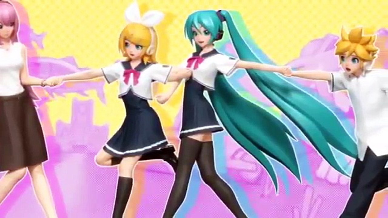 Miku Hatsune, Luka Megurine, Rin Kagamine & Len Kagamine - Project Diva (Official Video)