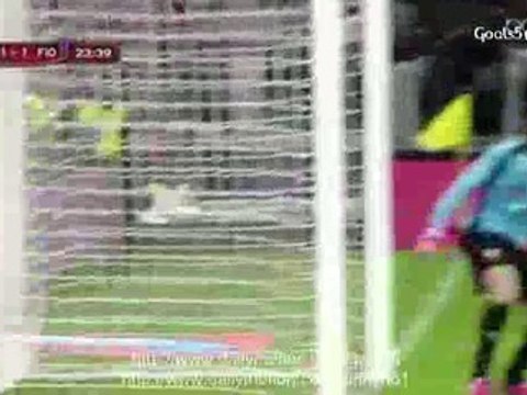 Fernando Llorente Goal Juventus 1 - 1 Fiorentina Coppa Italia 5-3-2015