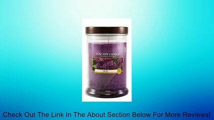 Langley Empire Candle Tuscany, Mottled, Bronze Lid, 18-Ounce, Lilac Review