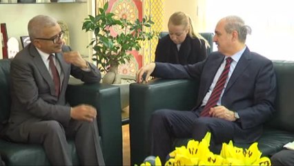 Kurtulmuş, Vali Dardouri ve El Karavin Üniversitesi Rektörü Erruvi'yi Ziyaret Etti