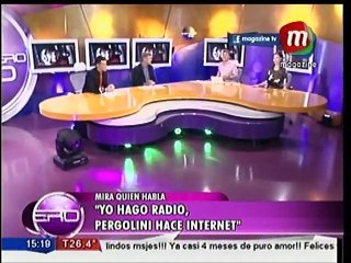 Vernaci "yo hago radio, Pergolini hace Internet"