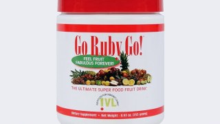 Institute for Vibrant Living Go Ruby Go Fruit Superfood Powder 8.93 oz Antioxidants & Probiotics