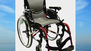 Karman Healthcare S-305 Ergonomic Ultra Lightweight Manual Wheelchair Pearl Silver 18 Inches