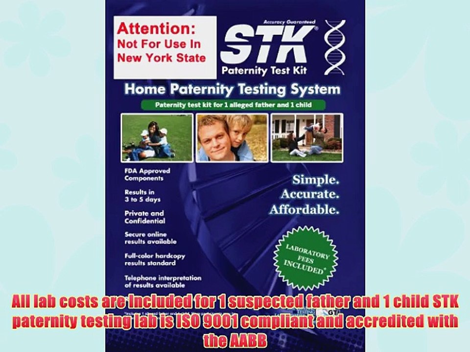 STK Paternity Test Kit - video Dailymotion