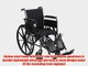 Drive Medical Cruiser III Light Weight Wheelchair with Various Flip Back Arm Styles and Front