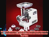 STX INTERNATIONAL STX-3000-MF Megaforce Patented Air Cooled Electric Meat Grinder with 3 Cutting