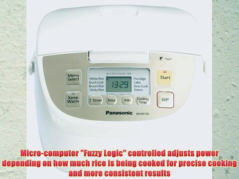 Panasonic SR-DE103 5-Cup (Uncooked) Fuzzy Logic Rice Cooker