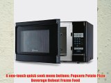 Westinghouse WCM11100B 1000W Counter Top Microwave Oven 1.1 Cubic Feet Black