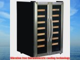 32 Bottle Dual Zone Thermoelectric Wine Refrigerator