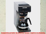 BUNN 13300.0001 VP17-1SS Pourover Coffee Brewer with 1 Warmer Stainless Steel